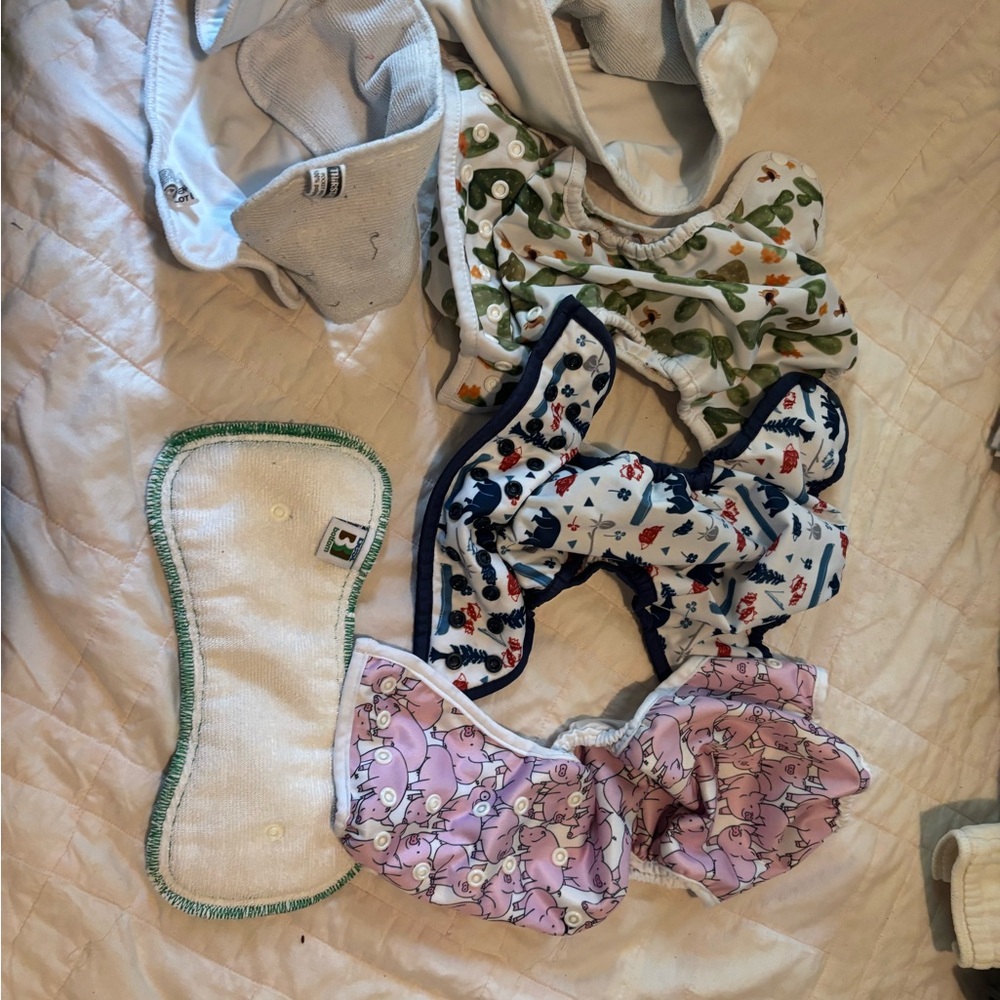 Colorful Baby Cloth Diapers Set
